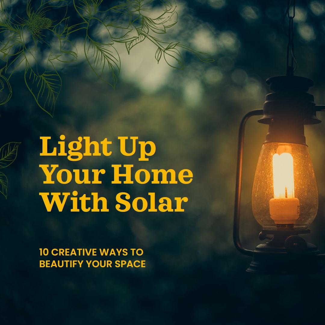 10 Creative Ways to Use Solar Outdoor Lights to Beautify Your Home - Lazy Pro