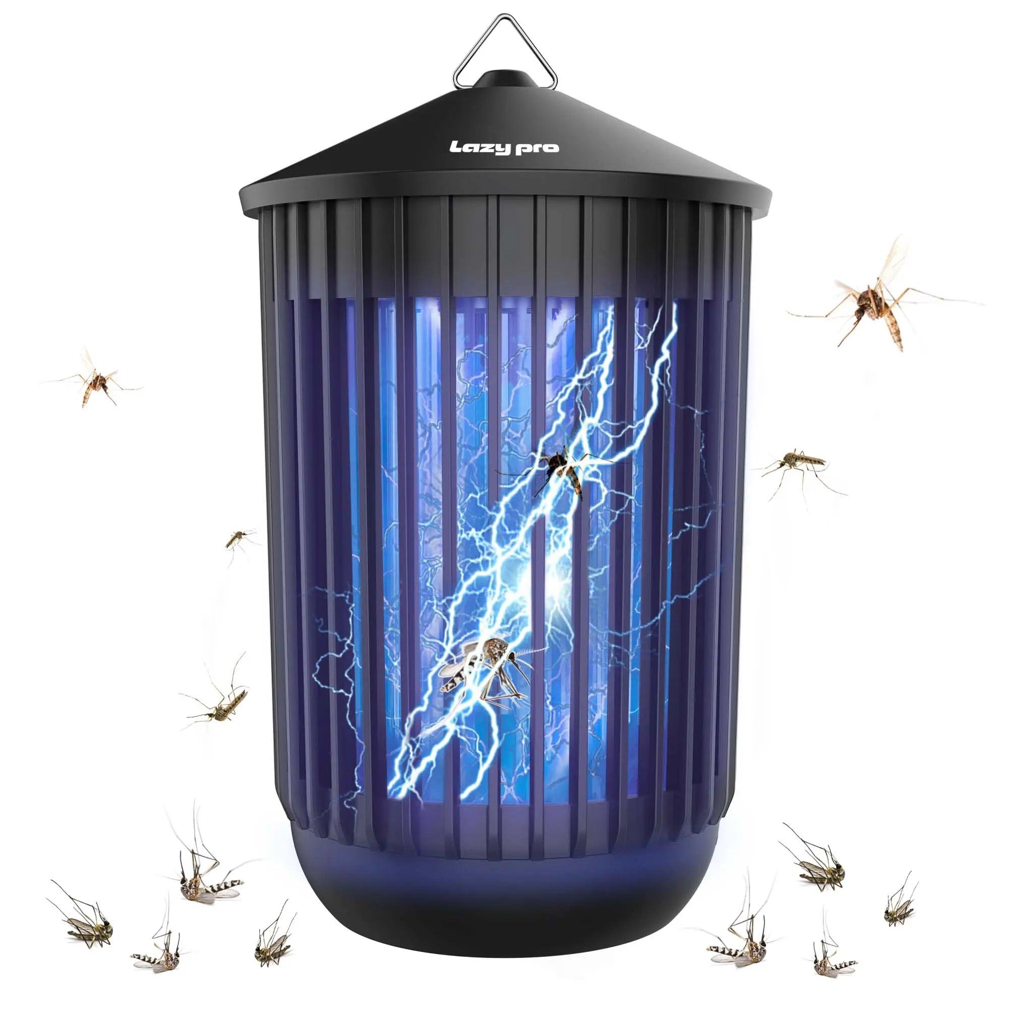 Bug Zapper with Light Sensor, Electric Insect Killer Waterproof