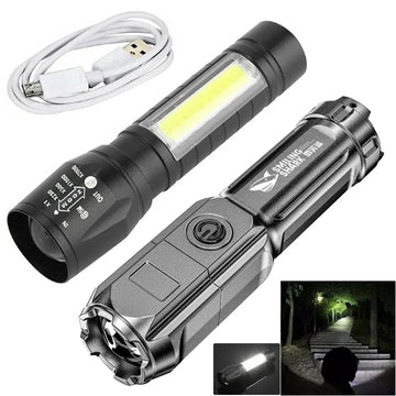 LAZY SURVIVOR X3 Tactical Flashlight