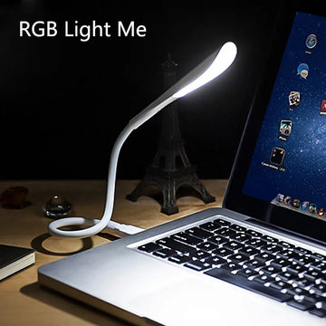 LazyGLO H1 Mini Portable Flexible USB RGB LED Light For Laptop Touch Dimmable Design