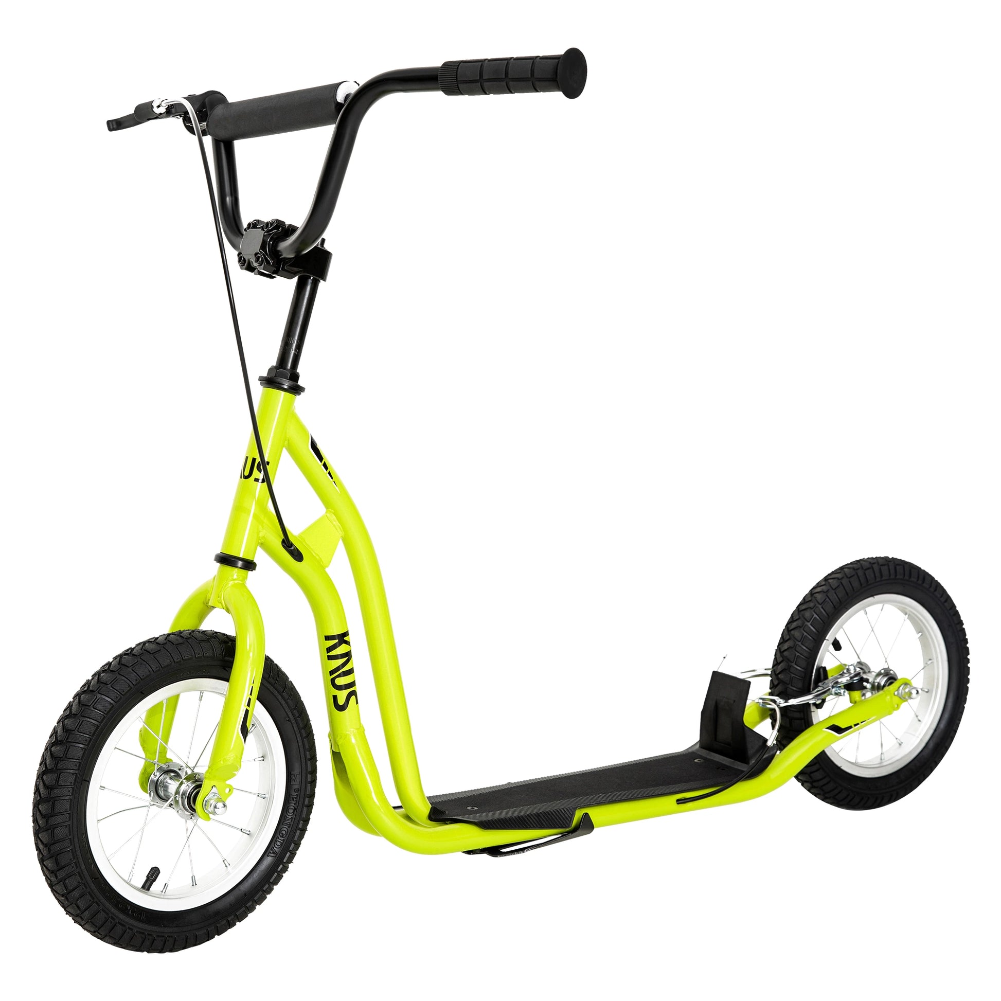 Lazy Bot™ 12" Scooter for Kids Ages 6-12 Adult Scooter with Big Wheels, Lightweight Durable Steel Frame Scooter - Lazy Pro