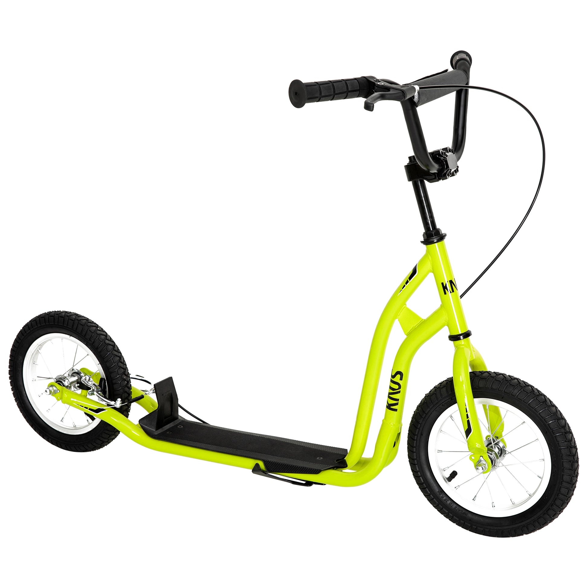 Lazy Bot™ 12" Scooter for Kids Ages 6-12 Adult Scooter with Big Wheels, Lightweight Durable Steel Frame Scooter - Lazy Pro