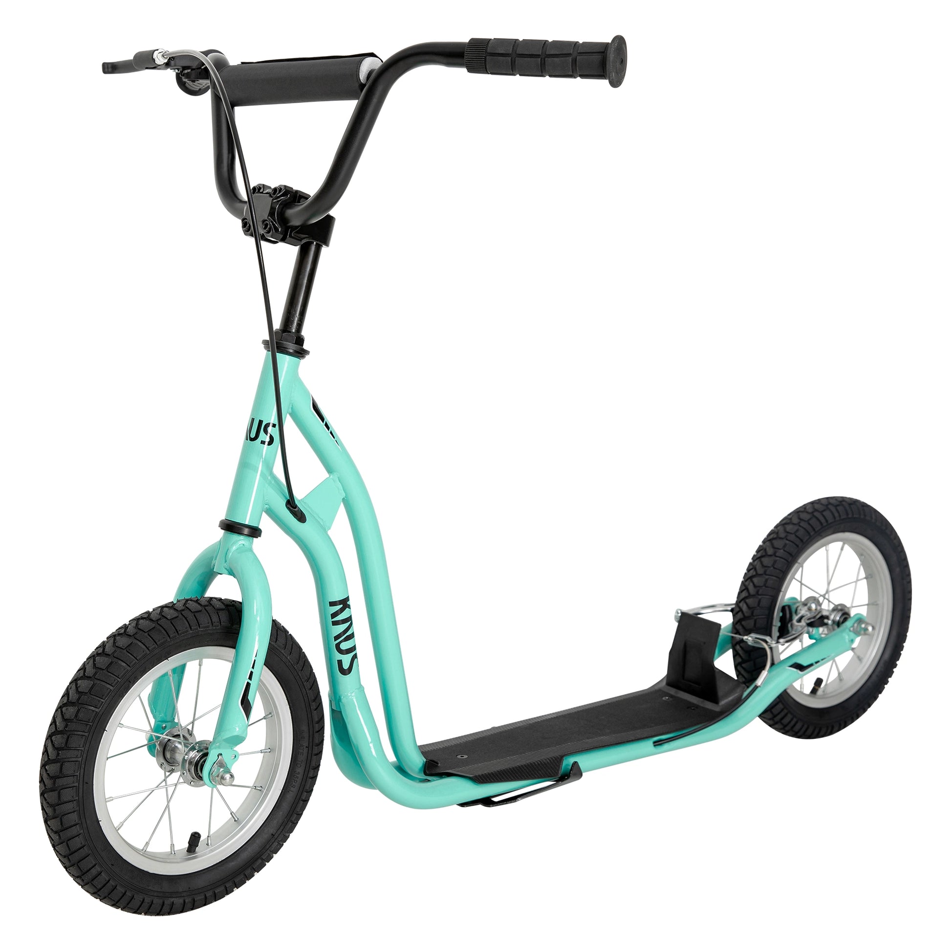 Lazy Bot™ 12" Scooter for Kids Ages 6-12 Adult Scooter with Big Wheels, Lightweight Durable Steel Frame Scooter - Lazy Pro