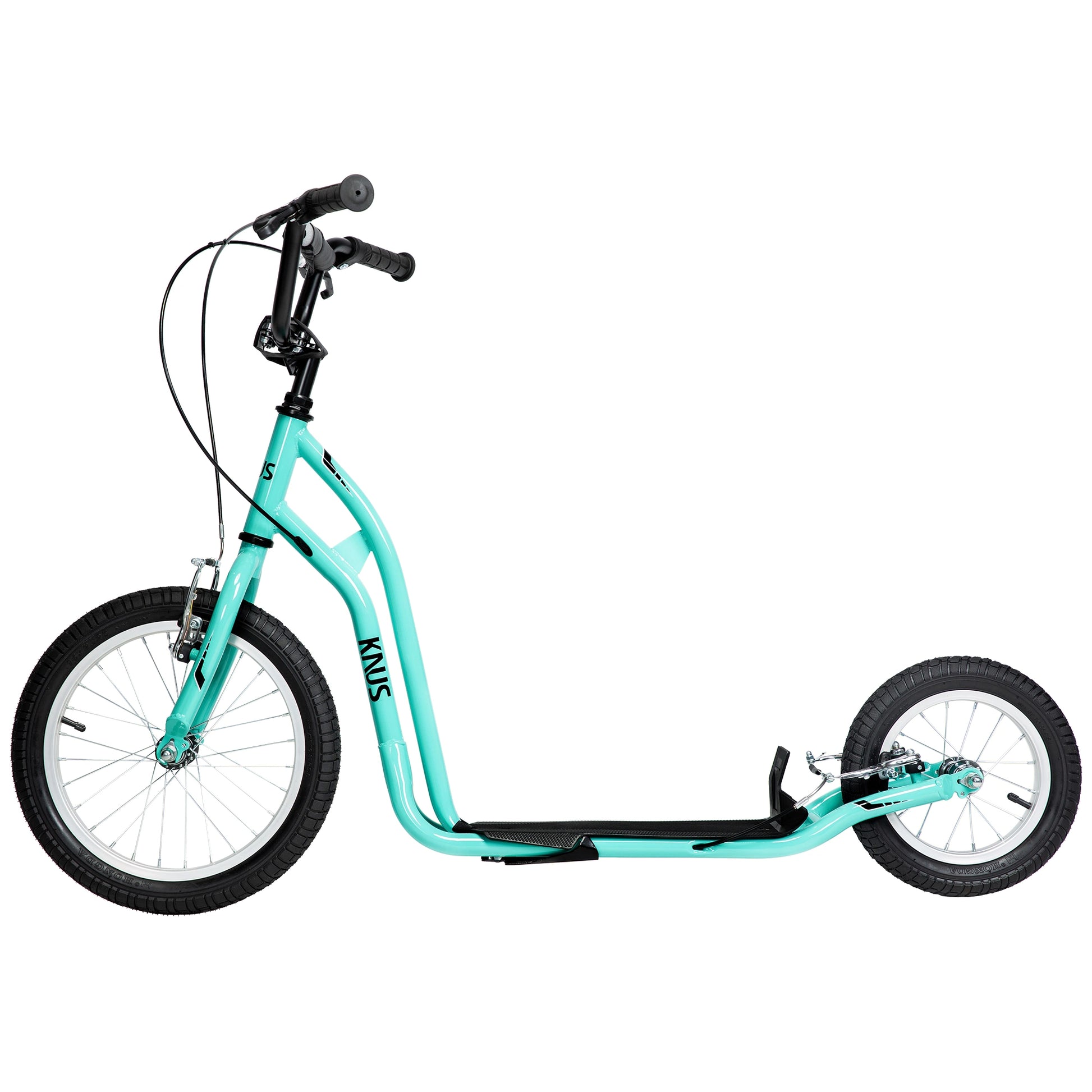 Lazy Bot™ 16" Scooter for Kids Ages 6-12 Adult Scooter with Big Wheels, Lightweight Durable Steel Frame Scooter - Lazy Pro