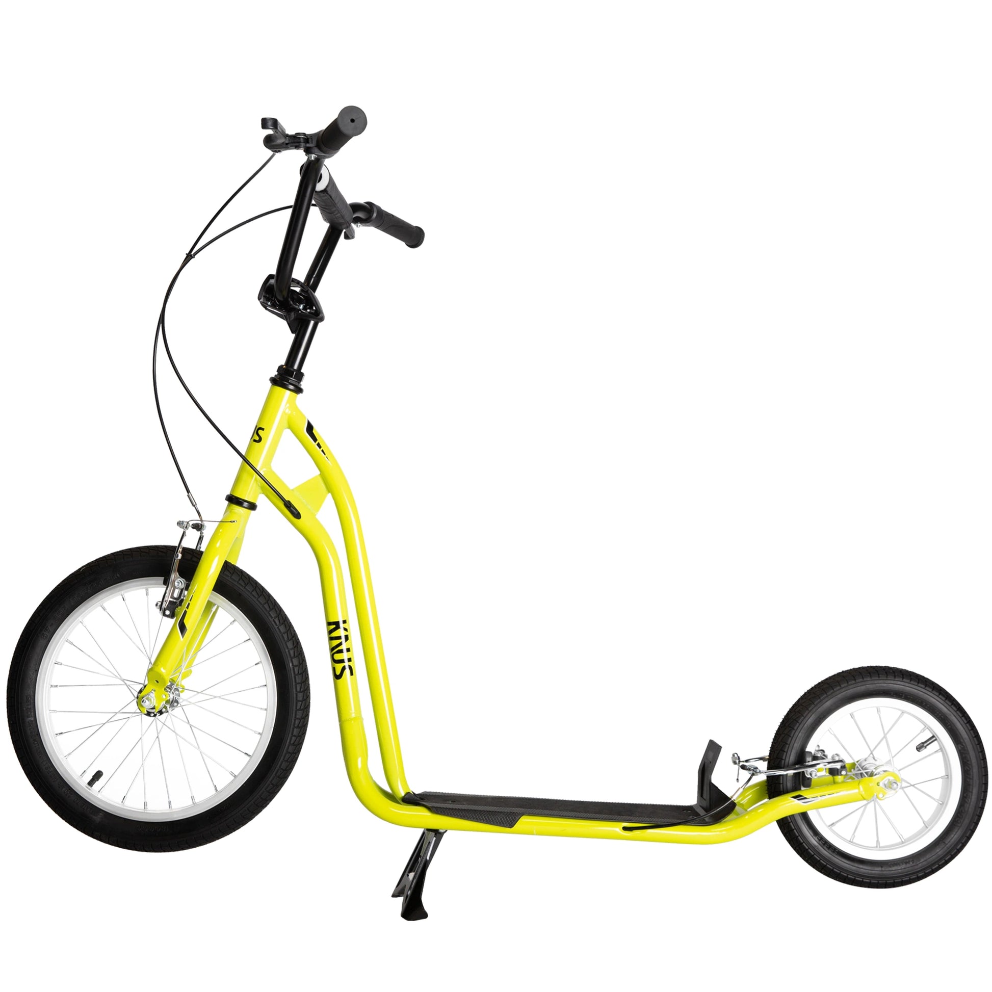 Lazy Bot™ 16" Scooter for Kids Ages 6-12 Adult Scooter with Big Wheels, Lightweight Durable Steel Frame Scooter - Lazy Pro