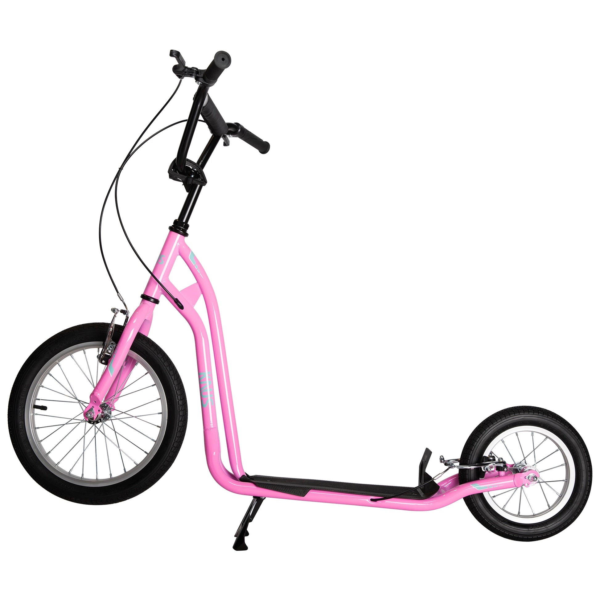 Lazy Bot™ 16" Scooter for Kids Ages 6-12 Adult Scooter with Big Wheels, Lightweight Durable Steel Frame Scooter - Lazy Pro