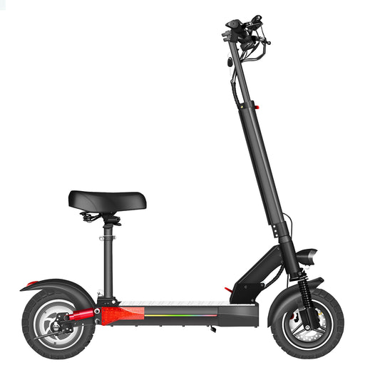 Lazy Bot™ 500W 48V 15AH 10 inch off-road foldable electric scooter for adult with APPS Max load 330lb Long Range