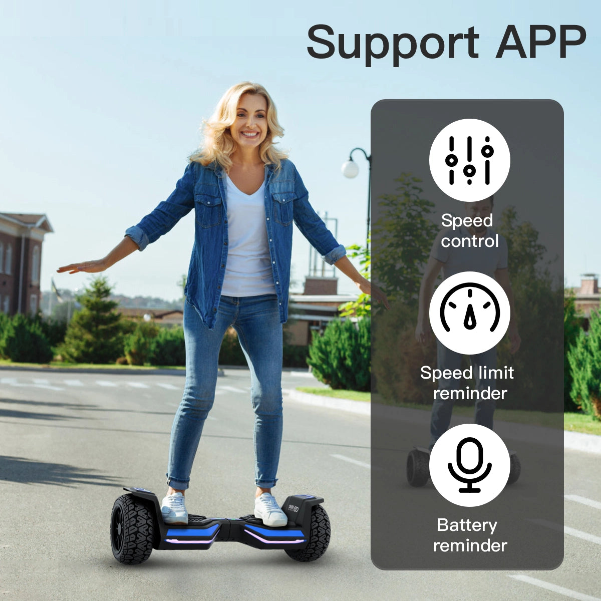 Lazy Bot™ E-X8 Electric Scooter 2 wheels 750W Motor 36V 4AH Self-Balancing Electric Scooter 10 Inch Hover Board - Lazy Pro