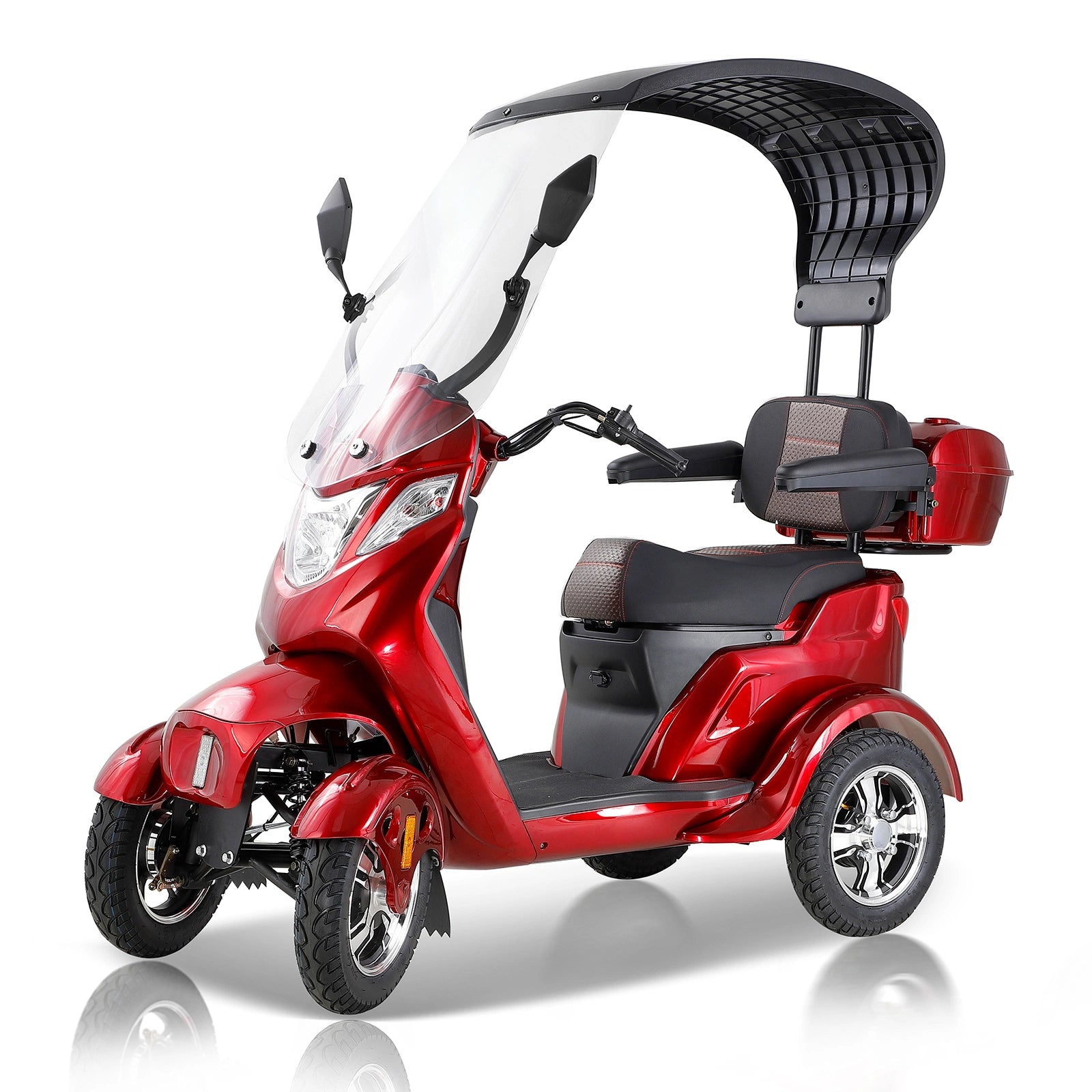 Lazy Bot™ Electric Mobility Scooter With Big Size ,high Power (Red)