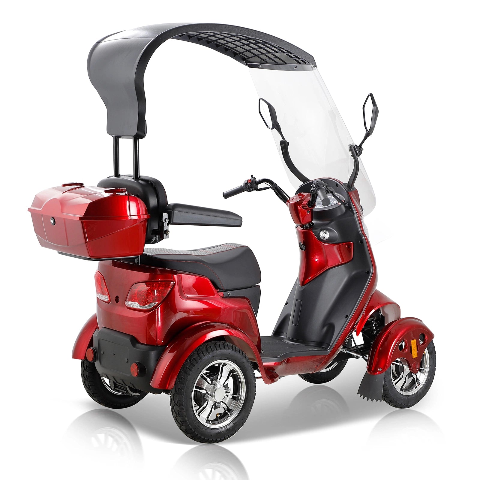 Lazy Bot™ ELECTRIC MOBILITY SCOOTER WITH BIG SIZE ,HIGH POWER (Red) - Lazy Pro