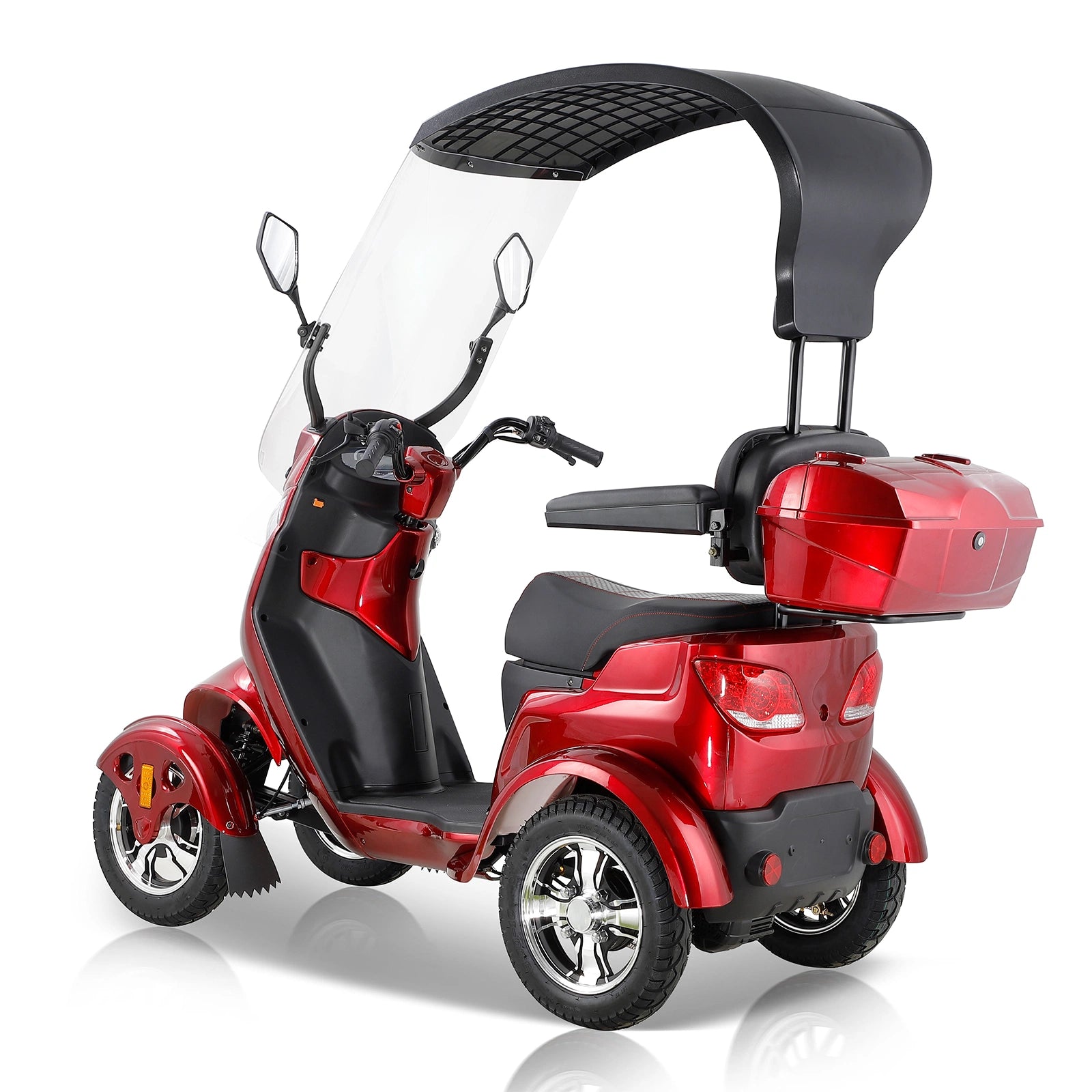 Lazy Bot™ ELECTRIC MOBILITY SCOOTER WITH BIG SIZE ,HIGH POWER (Red) - Lazy Pro