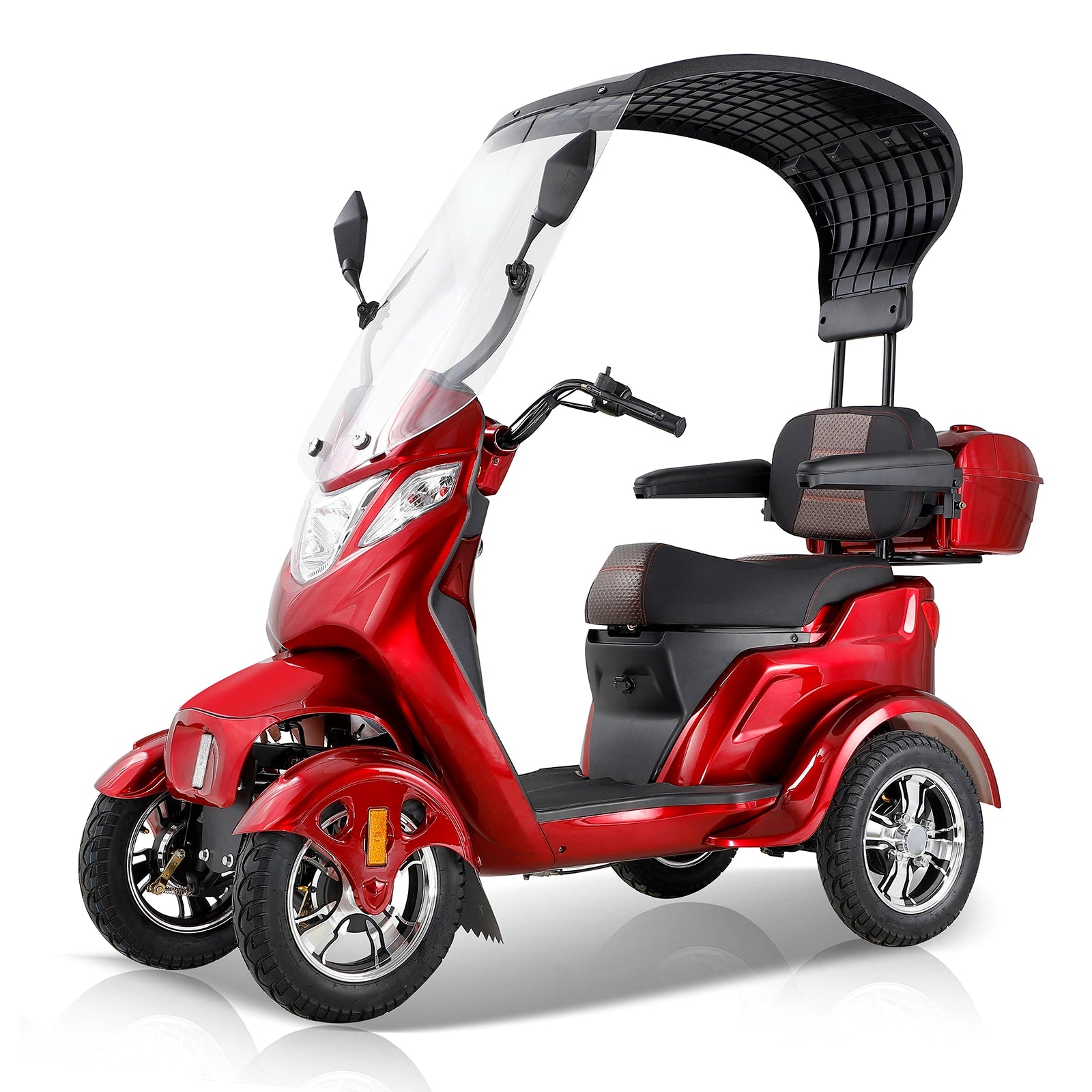 Lazy Bot™ ELECTRIC MOBILITY SCOOTER WITH BIG SIZE ,HIGH POWER (Red) - Lazy Pro