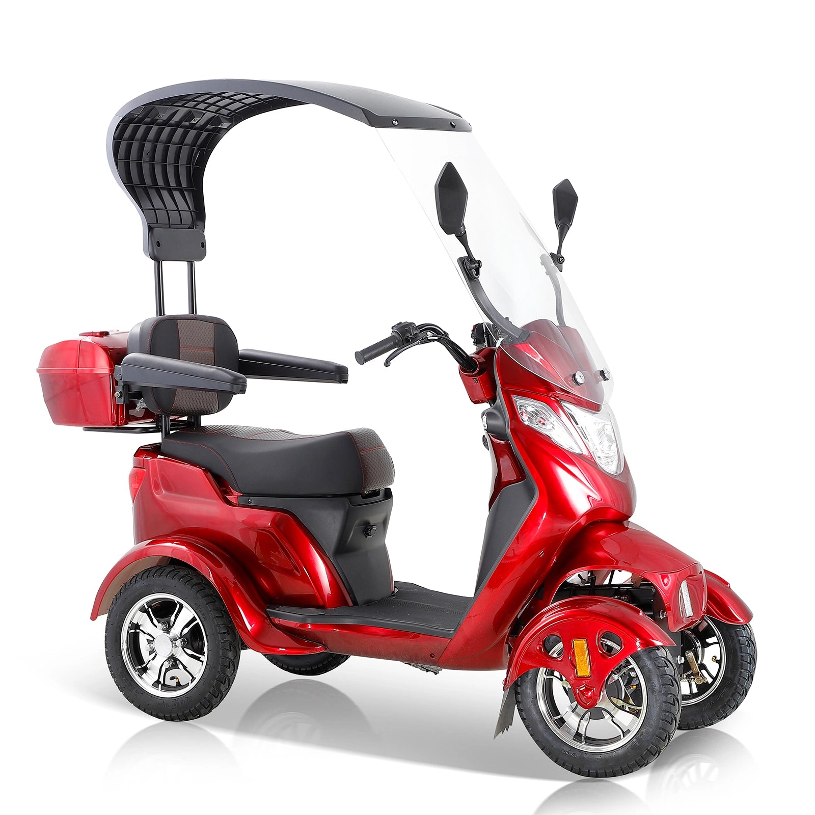 Lazy Bot™ ELECTRIC MOBILITY SCOOTER WITH BIG SIZE ,HIGH POWER (Red) - Lazy Pro