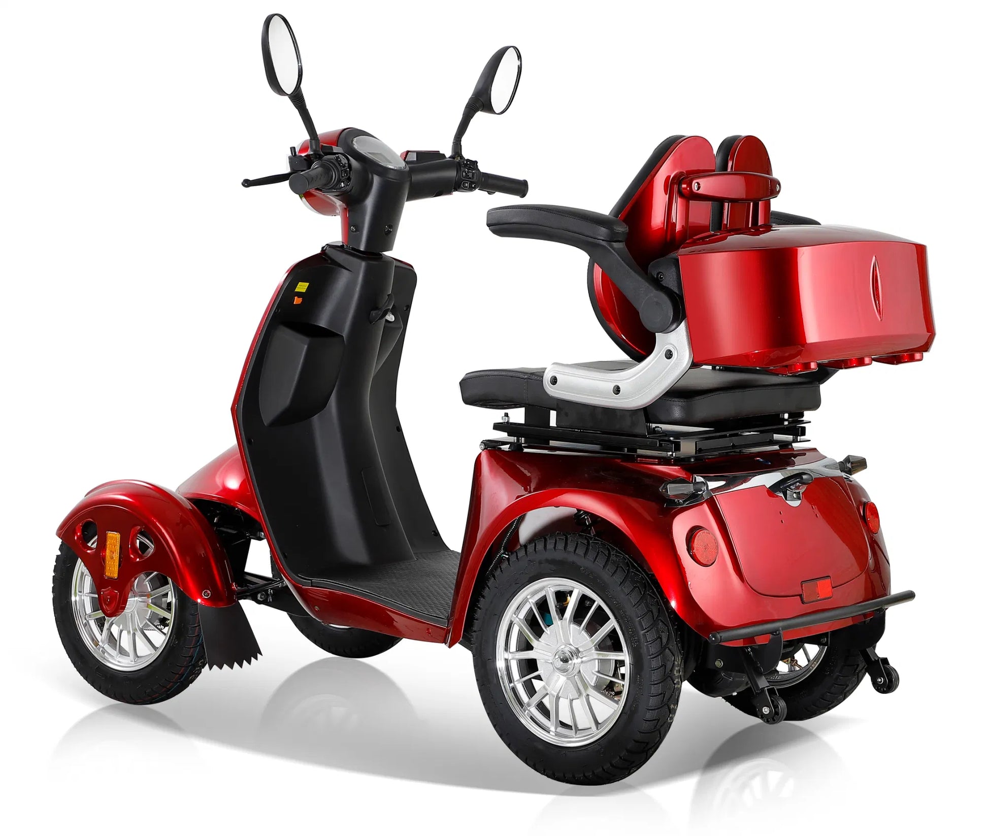 Lazy Bot™ Fastest Mobility Scooter With Four Wheels For Adults & Seniors, Red 800W - Lazy Pro