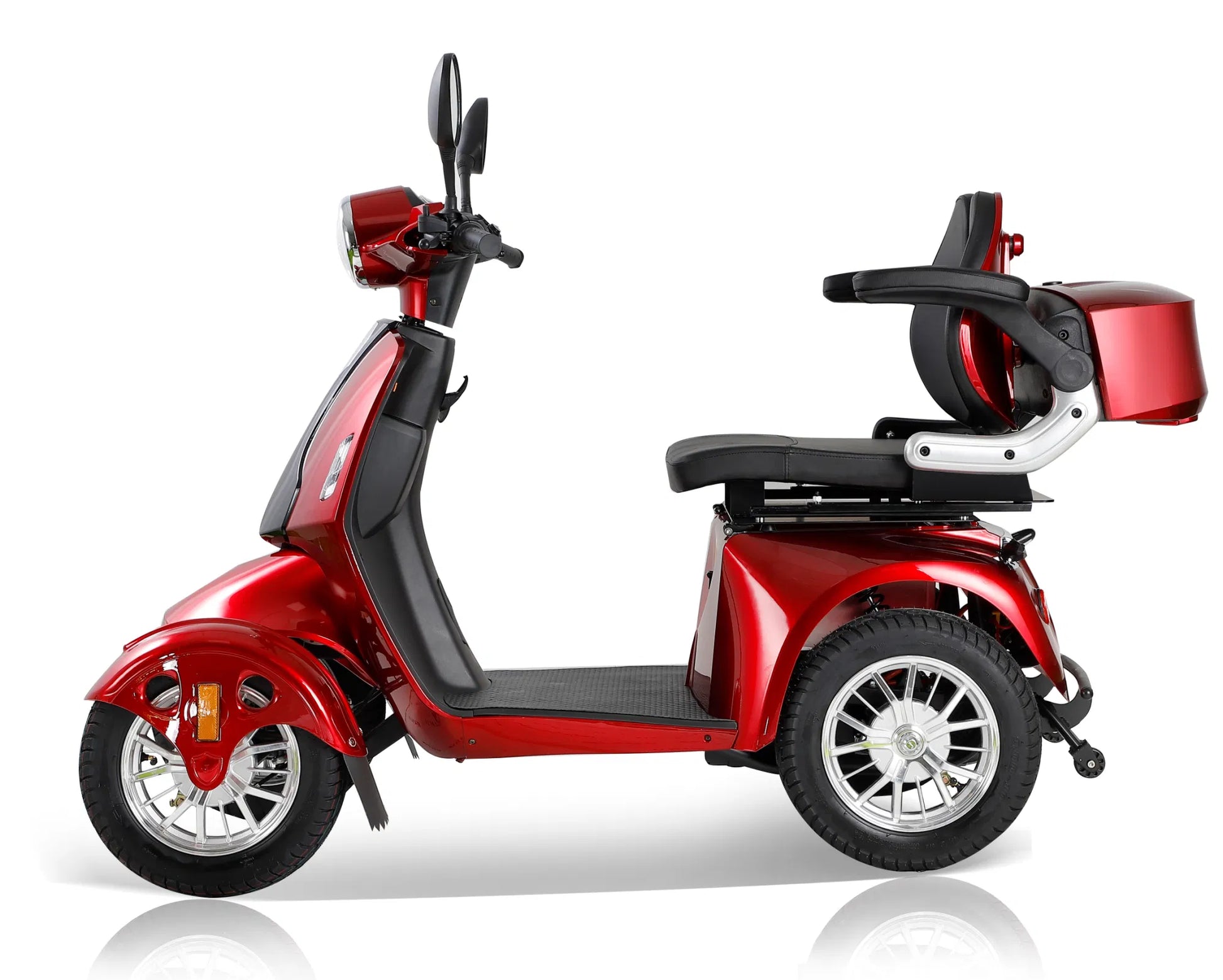 Lazy Bot™ Fastest Mobility Scooter With Four Wheels For Adults & Seniors, Red 800W - Lazy Pro