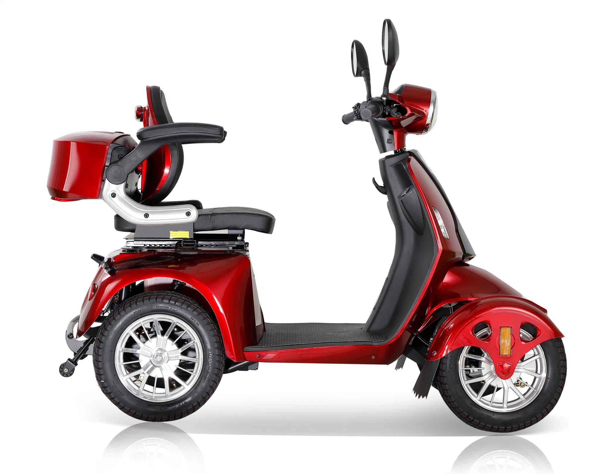 Lazy Bot™ Fastest Mobility Scooter With Four Wheels For Adults & Seniors, Red 800W - Lazy Pro