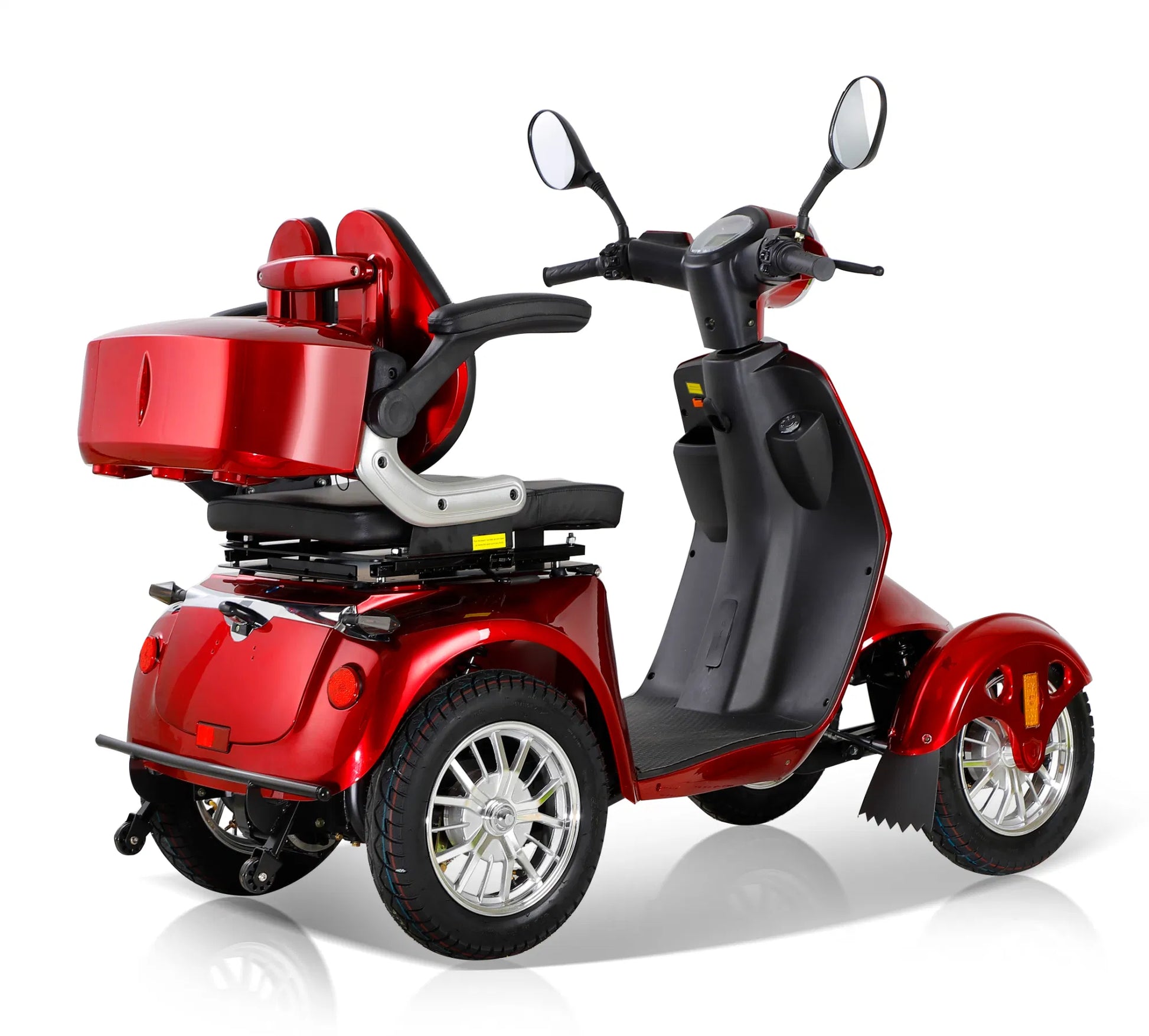 Lazy Bot™ Fastest Mobility Scooter With Four Wheels For Adults & Seniors, Red 800W - Lazy Pro