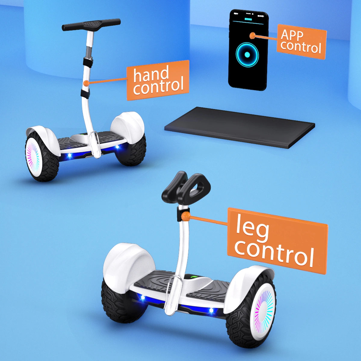 Lazy Bot™ IE-K8 Electric Scooter 10 Inches Tire 700W Battery 36V 4AH Electric Self-Balancing scooter 80KG Load - Lazy Pro