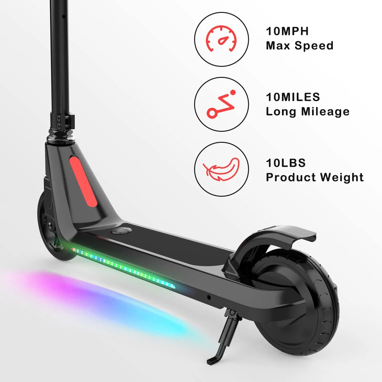 Lazy Bot™ Kids Electric Scooter Foldable 5.5 Inch Tire Adjustable Height Kids Age 8+ Ideal Gift for Children - Lazy Pro