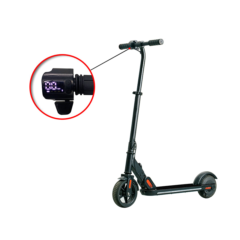 Lazy Bot™ Kids Electric Scooter Foldable 6.5 Inch Tire Colorful Rainbow Lights LED Display Adjustable Speed and Height Kids Age - Lazy Pro