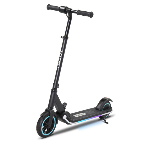 Lazy Bot™ M2 PRO Electric Scooter for Kids Aged 6-14, Hub Motor Max Speed 9.3 mph Ride Range 5 miles, Kids Scooter with 3 Flashing LEDs, Black