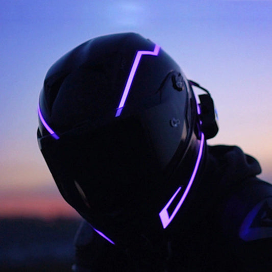 Lazy Bot™ Motorcycle Helmet Lighted Strip Night Riding Helmet Light Strip LED Warning Lights