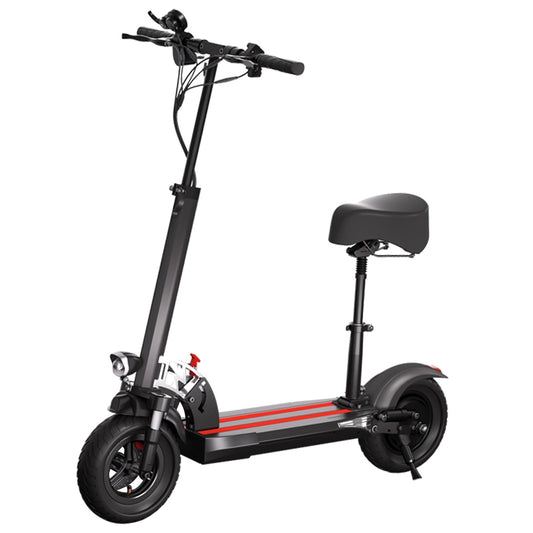 Lazy Bot™ Q4 Electric Scooter for Adults with Seat Powerful 800W Motor up to 28 Mph & 35 Miles Long-Range, 10" Pneumatic Tire 350 LBS Load - Lazy Pro