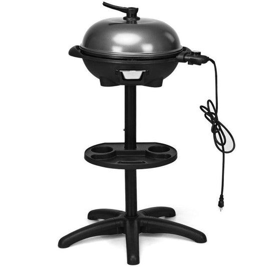 LazyBBQ™ 1350 W Outdoor Electric BBQ Grill with Removable Stand
