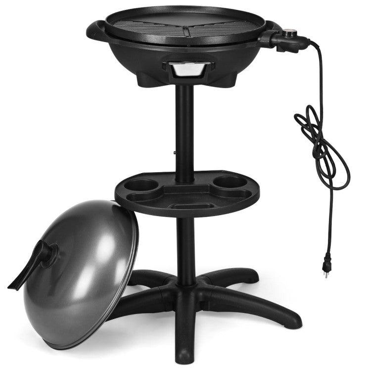LazyBBQ™ 1350 W Outdoor Electric BBQ Grill with Removable Stand - Lazy Pro