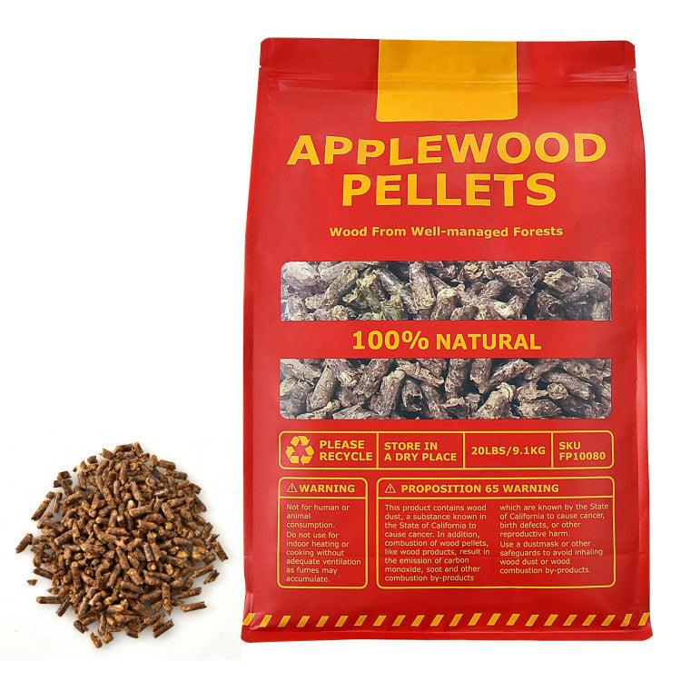 LazyBBQ™ 20 Pounds Apple Wood Pellets 100% All-Natural for Pellet Grills - Lazy Pro