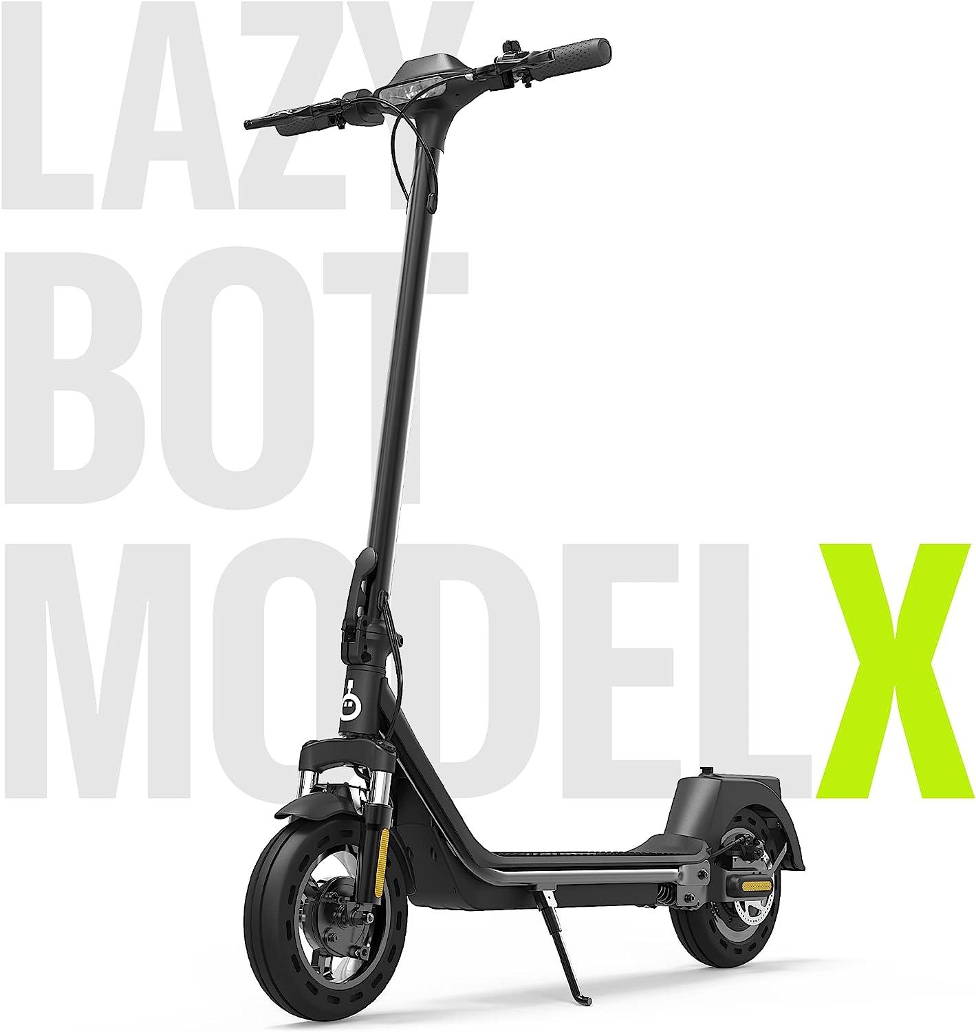 LazyBot MODEL X - Electric Scooter 500W, 45 KM Range, 35+Km/h speed - Lazy Pro