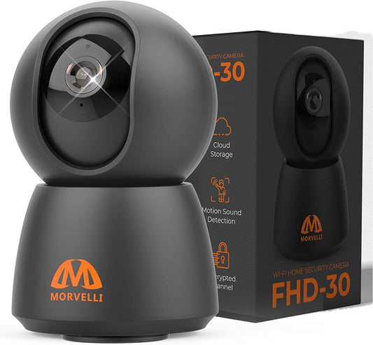 LazyCam™ - FHD30 - FullHD Wifi Indoor Home Security Camera with motion detection, Two-Way Audio - Lazy Pro