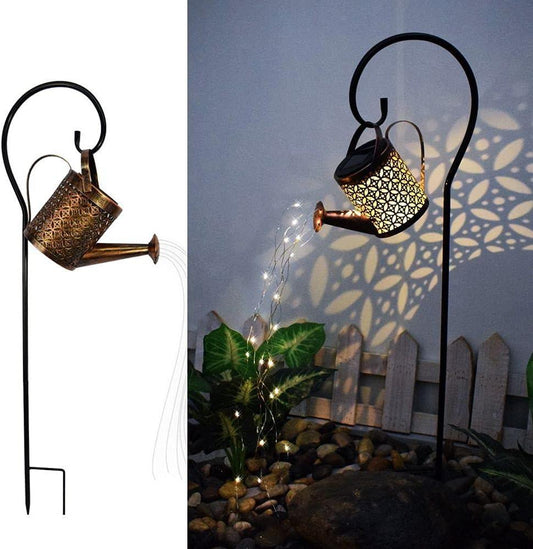 LazyCan™ Watering Can with Lights Outdoor Solar Garden Fairy Lights Decoration