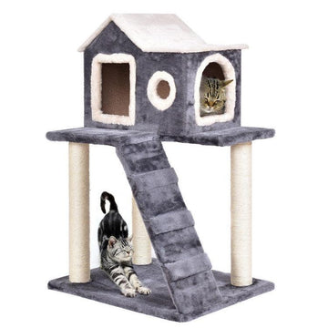 LazyCat™ 36 Inch Tower Condo Scratching Posts Ladder Cat Tree - Lazy Pro