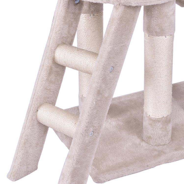 LazyCat™ 56 Inch Condo Scratching Posts Ladder Cat Play Tree - Lazy Pro