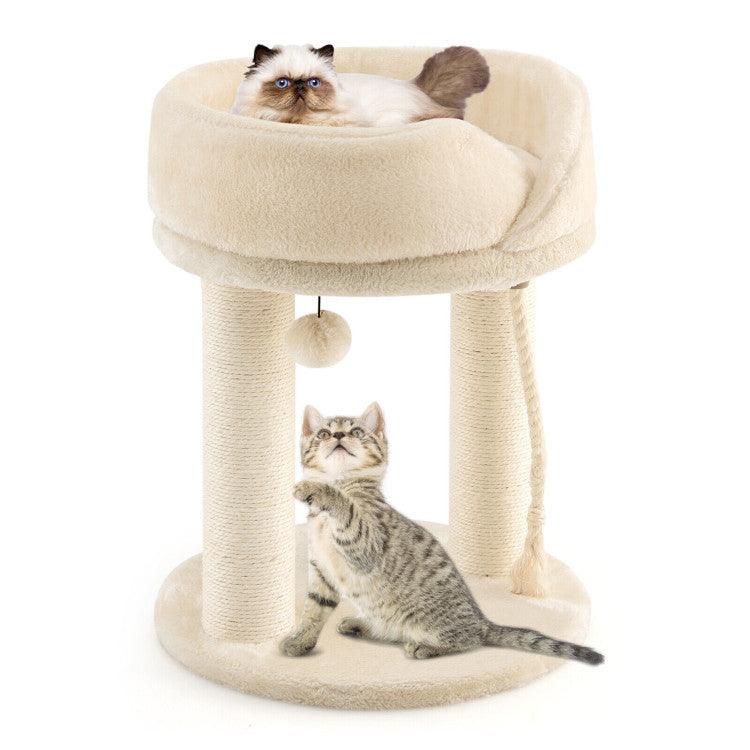 LazyCat™ Cat Climbing Tree with Plush Perchs and Scratching Post - Lazy Pro