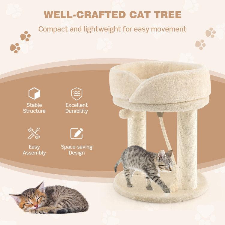 LazyCat™ Cat Climbing Tree with Plush Perchs and Scratching Post - Lazy Pro