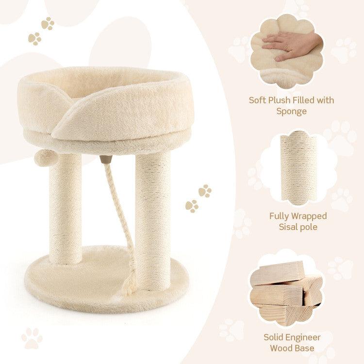 LazyCat™ Cat Climbing Tree with Plush Perchs and Scratching Post - Lazy Pro