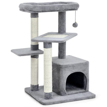 LazyCat™ Multi-layer Cat Tree with Perch and Hanging Ball - Lazy Pro