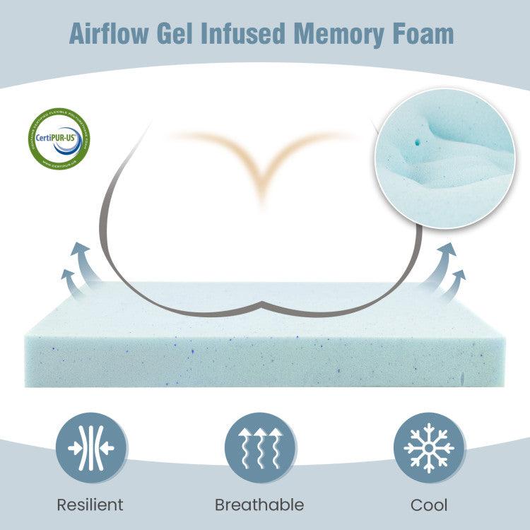 LazyChill™ 10 Pack Seat Cushions Gel Memory Foam for Back - Lazy Pro