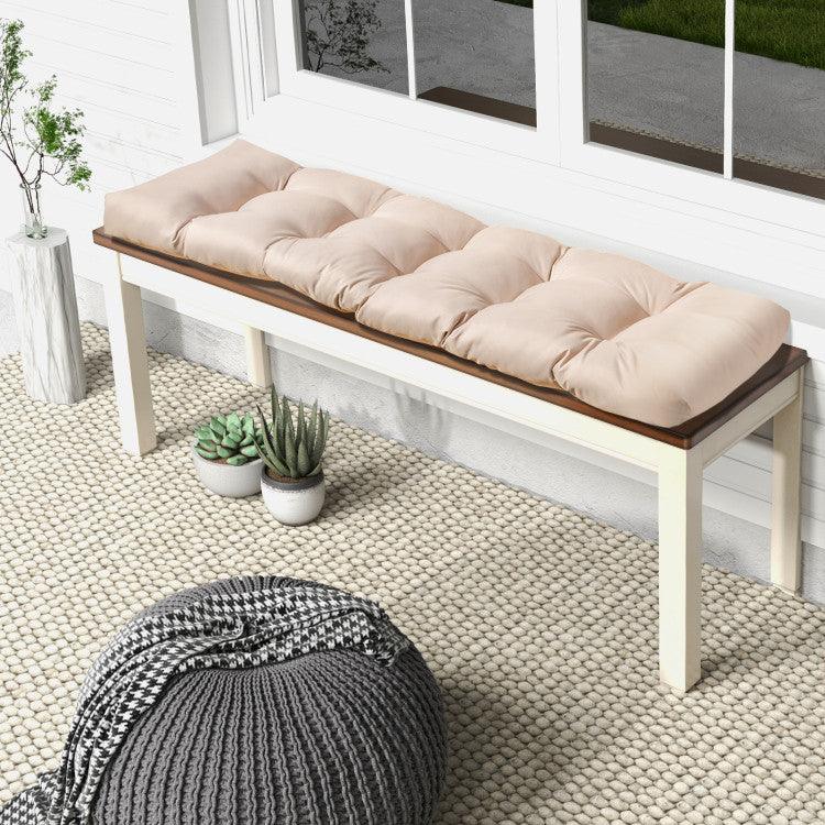 LazyChill™ Indoor Outdoor Tufted Bench Cushion with Soft PP Cotton - Lazy Pro