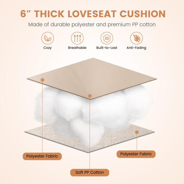 LazyChill™ Indoor Outdoor Tufted Bench Cushion with Soft PP Cotton - Lazy Pro