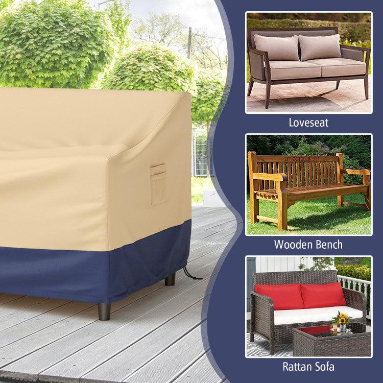 LazyChill™ Patio Furniture Cover with Padded Handle and Click-Close Straps - Lazy Pro