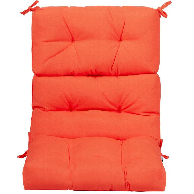 LazyChill™ Tufted Patio High Back Chair Cushion with Non-Slip String Ties - Lazy Pro