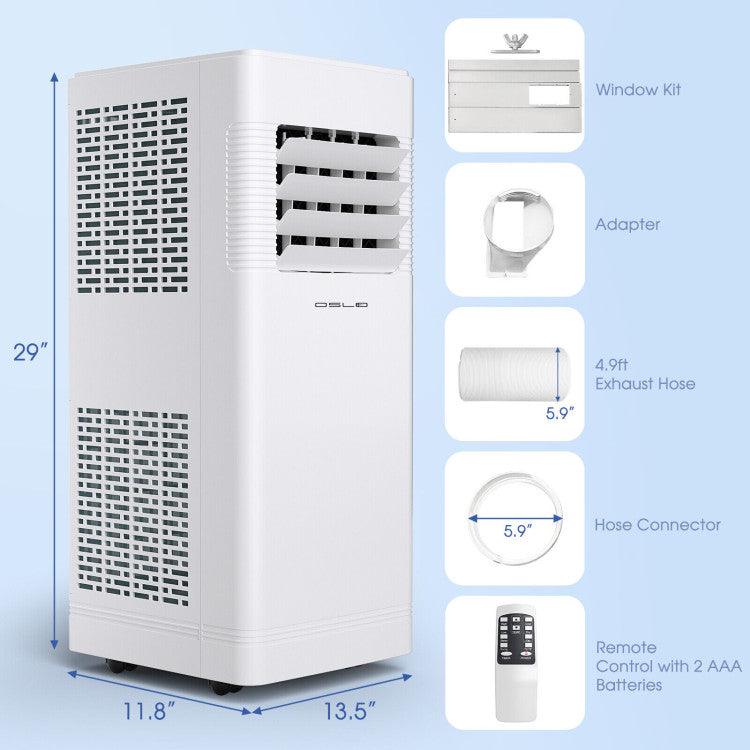 LazyCool™ 10500 BTU(Ashrae) Portable Air Conditioner with Dehumidifier Function - Lazy Pro