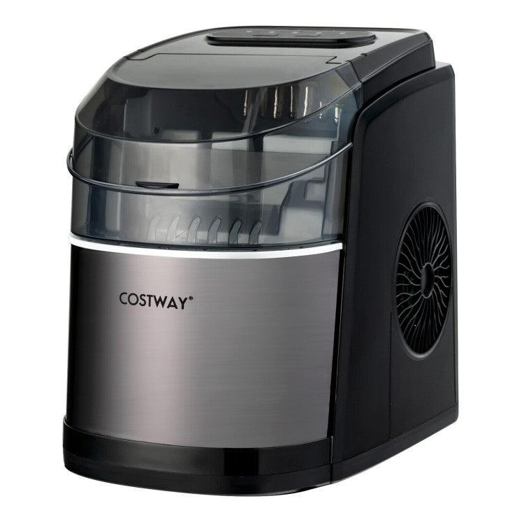 LazyCool™ Countertop Ice Maker 26.5lbs/Day with Self-Cleaning Function and Flip Lid - Lazy Pro