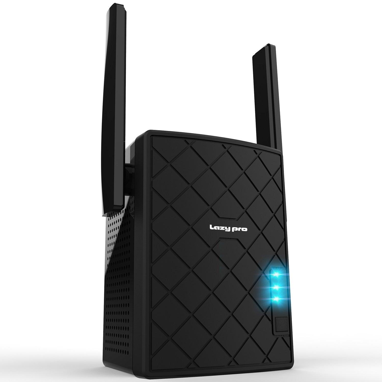 LazyCover™ AC750 - Best Wifi Extender Repeater Internet Booster for Home Coverage Range Up to 2500 SQ.FT - Lazy Pro