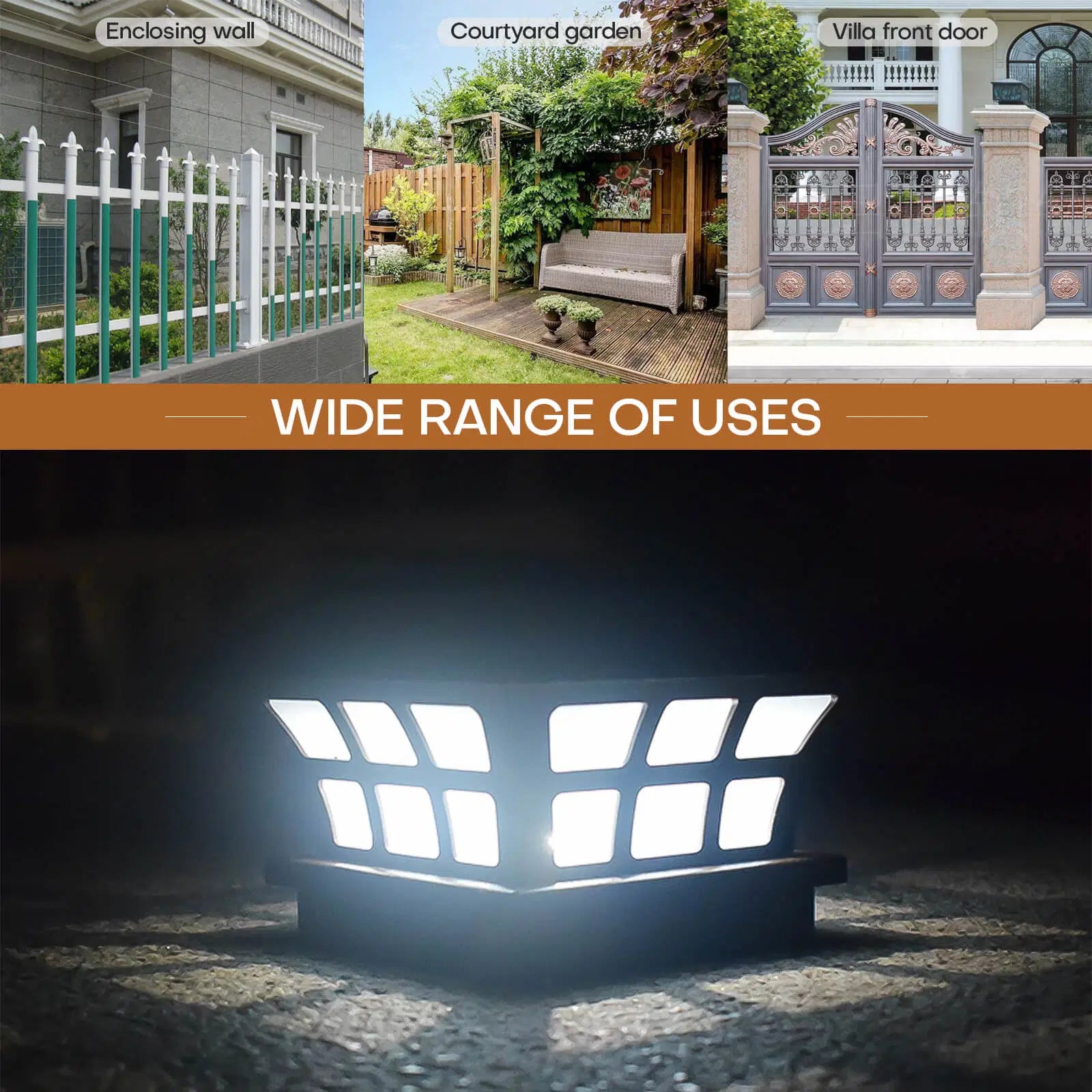 LazyDeck™ 4 Pack Solar Post Light Waterproof SMD LED Outdoor Street Fence Deck Cap Lamp 4x4 - Lazy Pro