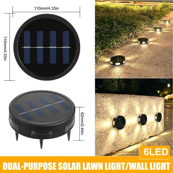 LazyDeck™ Solar Power Ground Lights Floor Decking Wall Fence Step Path Garden Lamp - Lazy Pro