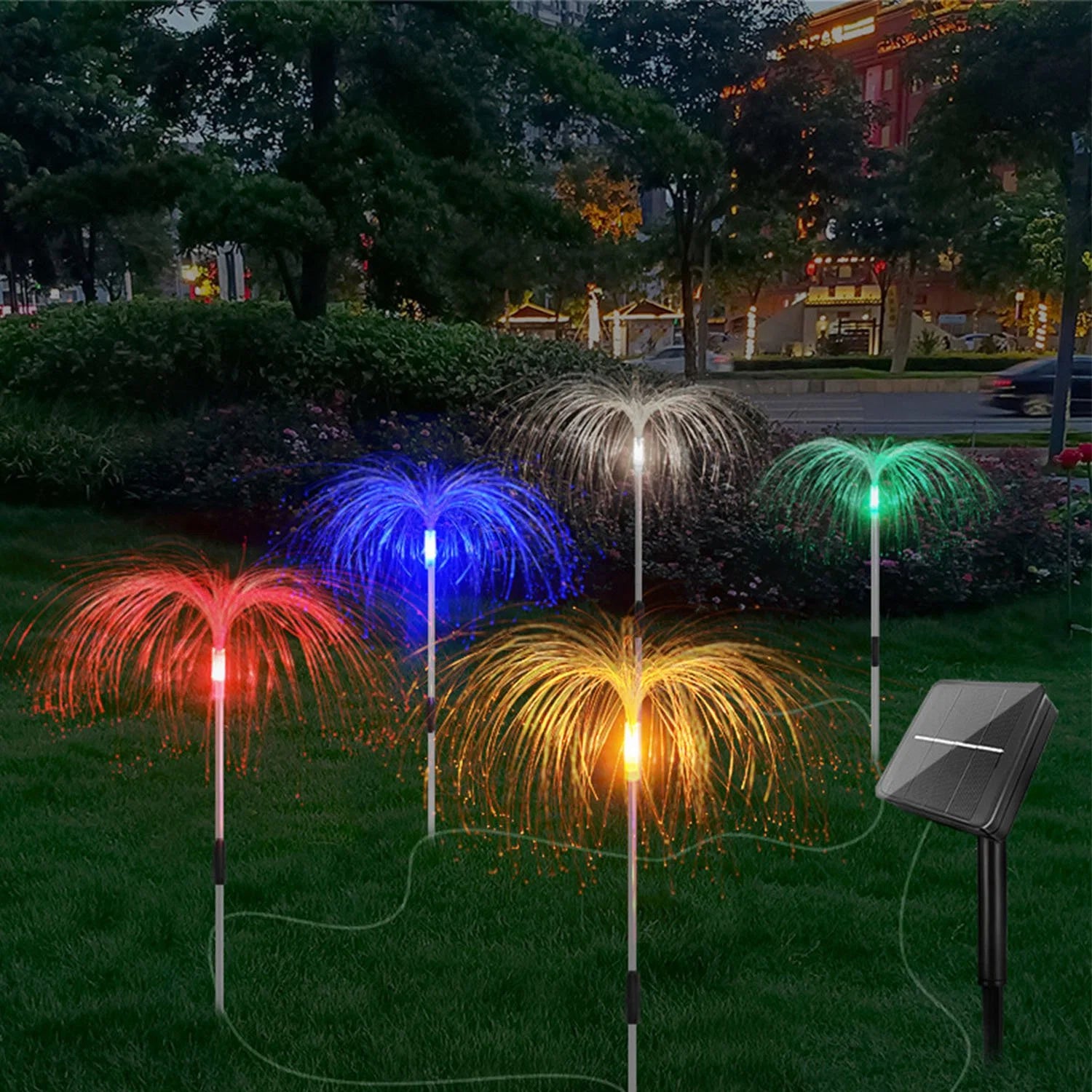 LazyDecorlight™ 5 In 1 Outdoor Solar Light Jellyfish Landscape Stake Decorative Lamp Light - Lazy Pro